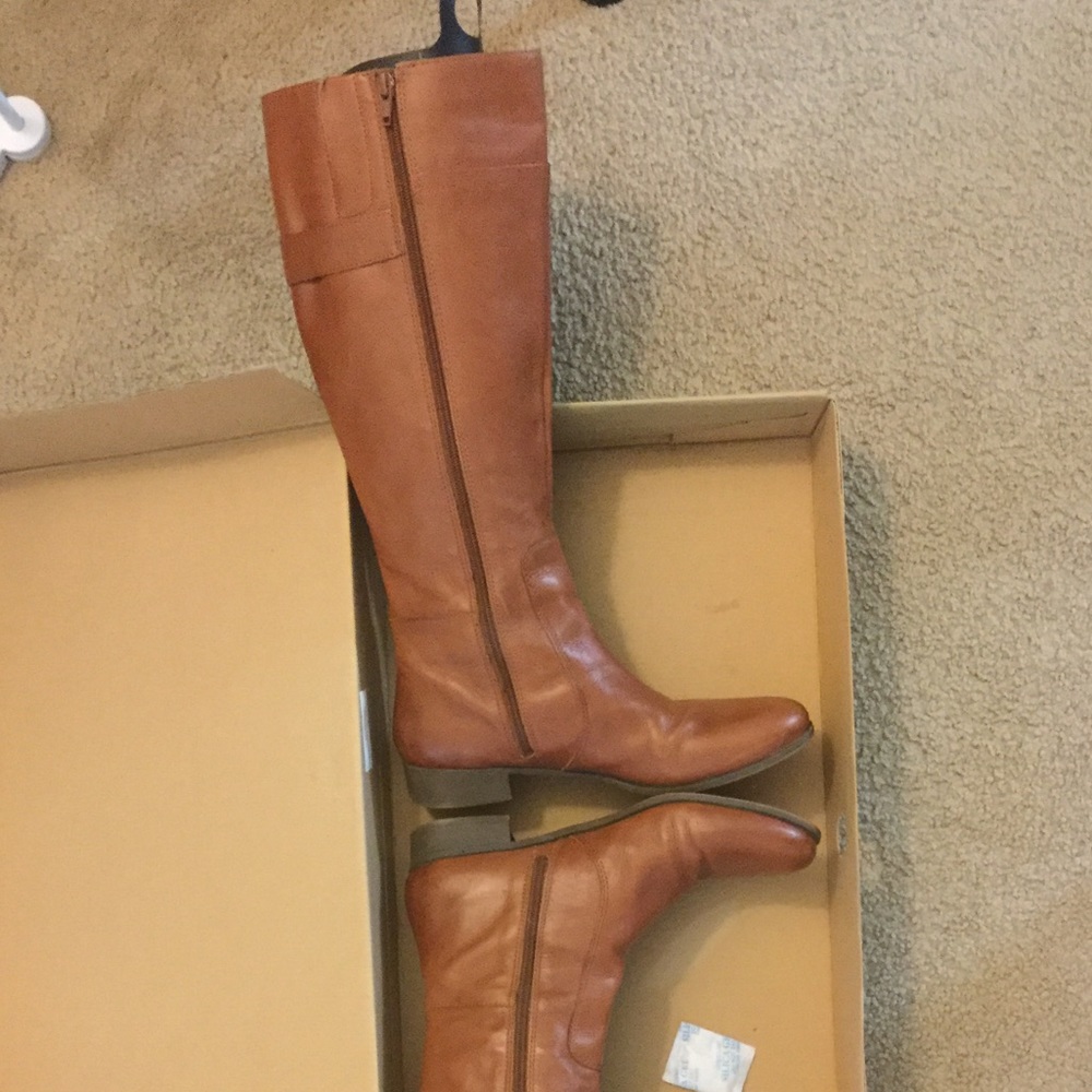 Nine west Tall  boots with wide calf
